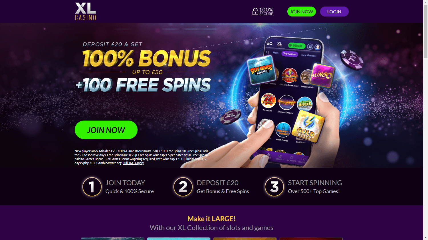XL Casino Desktop screenshot